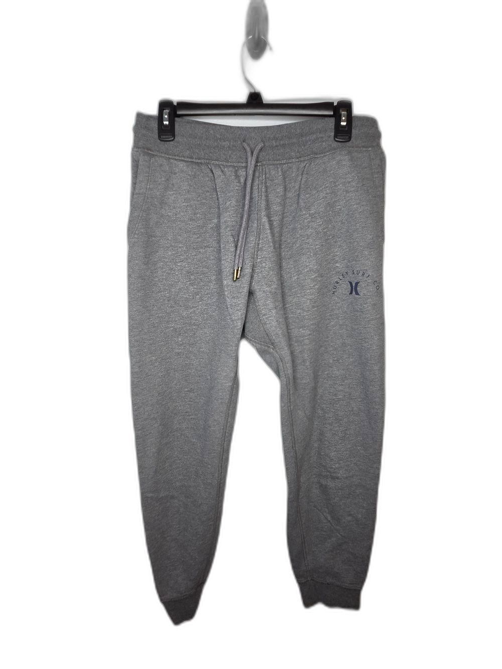 Hurley Men's Gray Fleece Jogger Pants